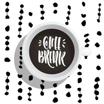 Set of lettering phrases Stock Illustration