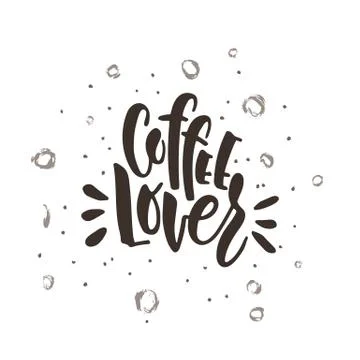 Set of lettering phrases Stock Illustration