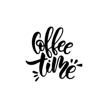 Set of lettering phrases Stock Illustration
