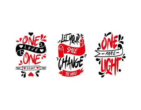 Set lettering text on white background in vector illustration Stock Illustration