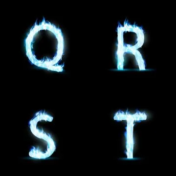 Set of letters Stock-Illustration