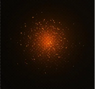 A set of lightning Magic and bright light effects. Vector illustration Stock Illustration