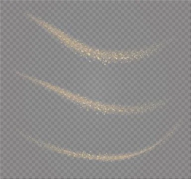 A set of lightning Magic and bright light effects. Vector illustration Stock Illustration