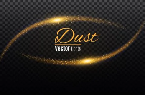 A set of lightning Magic and bright light effects. Vector illustration Stock Illustration