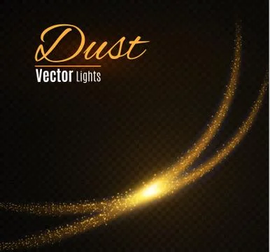 A set of lightning Magic and bright light effects. Vector illustration Stock Illustration