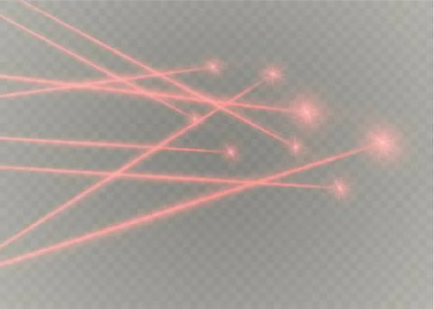 A set of lightning Magic and bright light effects. Vector illustration Stock Illustration