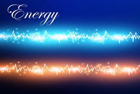 A set of lightning Magic and bright light effects. Vector illustration Stock Illustration