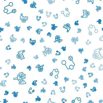 Set line 3D printer warning, Isometric cube and Printing house industry on 스톡 일러스트