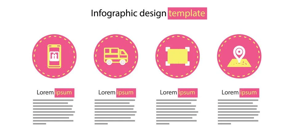 Set line Barcode, Placeholder on map, Delivery truck with boxes and Mobile app Ilustración de archivo