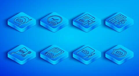 Set line Bitcoin, with clock, Mining bitcoin from monitor, browser, Server 스톡 일러스트