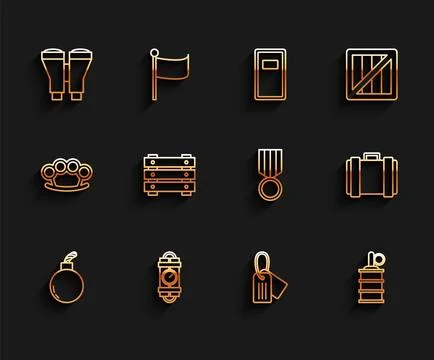 Set line Bomb ready to explode, Detonate dynamite bomb stick and timer cloc.. Stock Illustration