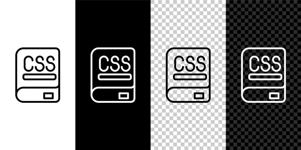 Set line Books about programming icon isolated on black and white, transparen Stock Illustration