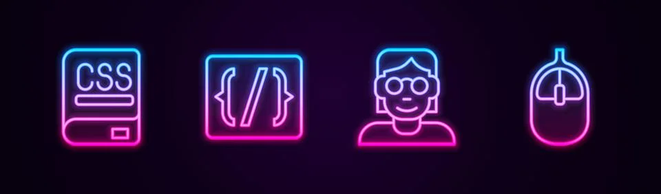 Set line Books about programming, Programming language syntax, Hacker or coder Stock Illustration