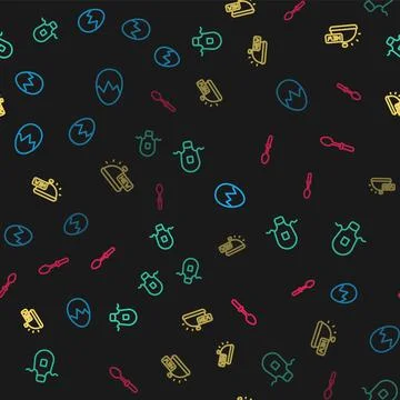 Set line Broken egg, Kitchen apron, Covered with tray of food and Teaspoon on Stock Illustration