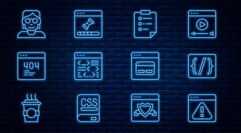 Set line Browser with exclamation mark, Programming language syntax, Clipboard Illustration