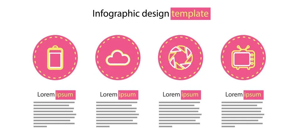 Set line Camera shutter, Television tv, Cloud and Battery icon. Vector イラスト素材