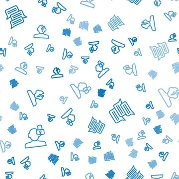 Set line Closed personality, Online psychological counseling and Solution Stock Illustration