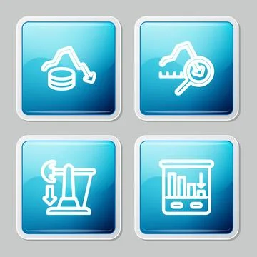 Set line Dollar rate decrease, Global economic crisis, Drop in crude oil pr.. Stock Illustration