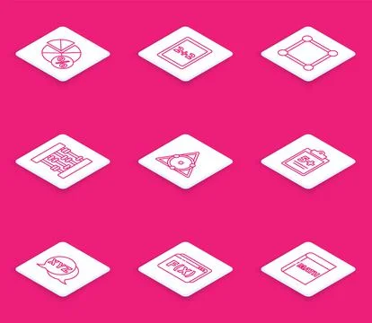 Set line Equation solution, Calculation, Chalkboard with diagram, Graph, sche Stock Illustration