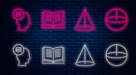 Set line Equation solution, Graph, schedule, chart, diagram, Test or exam sheet イラスト素材