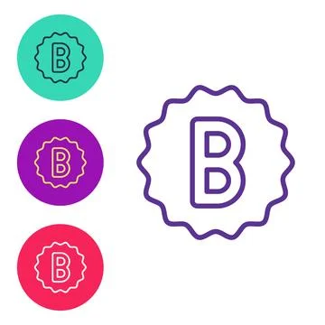 Set line Exam paper with incorrect answers survey icon isolated on white イラスト素材