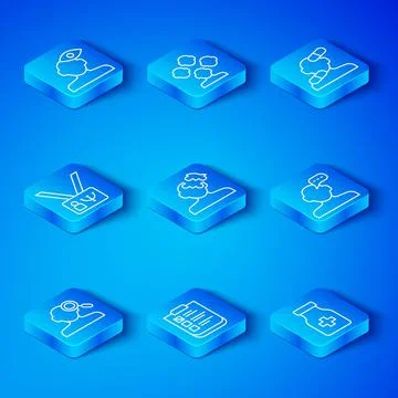 Set line Finding a problem in psychology, Solution, Psychological test, Online Stock Illustration