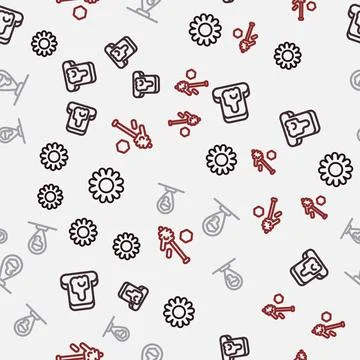 Set line Flower, Bread with honey, Honeycomb bee location and dipper stick on Ilustración de archivo
