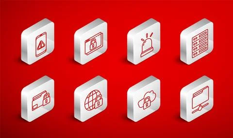 Set line FTP folder, Secure your site with HTTPS, SSL, Motion sensor, Serve.. イラスト素材