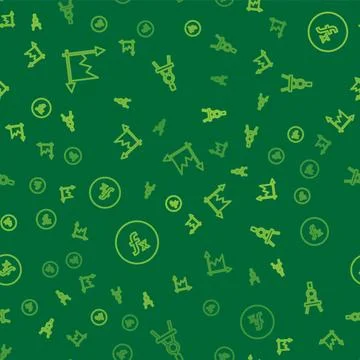 Set line Graph, schedule, chart, diagram, Function mathematical symbol and Stock Illustration