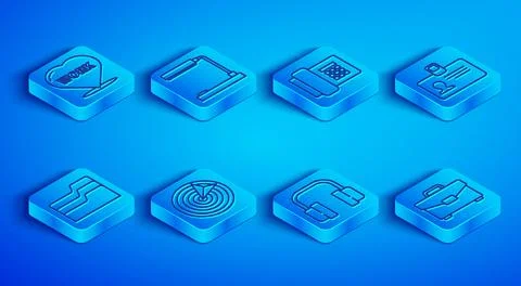 Set line Heart with text work, Table lamp, Telephone, Target sport, Headphones 스톡 일러스트