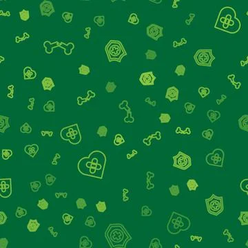 Set line Human broken bone, Healed heart and Life insurance in hand on seamless Stock Illustration