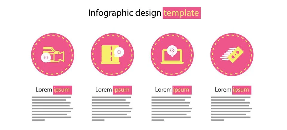 Set line Laptop setting, Fast payments, Server and Video camera icon. Vector Illustrazione stock