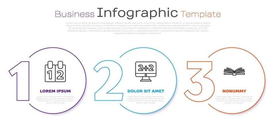Set line Mathematics function cosine, Graph, schedule, chart, diagram and Mobile Stock Illustration