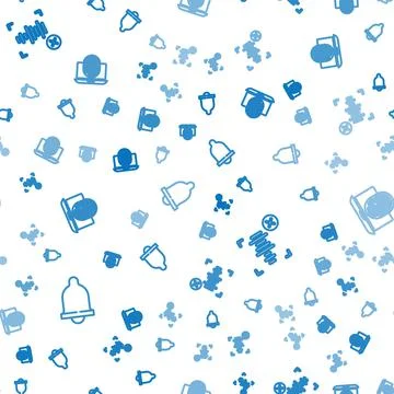 Set line Motion sensor, Rejection voice recognition and Laptop with fingerprint Stock Illustration