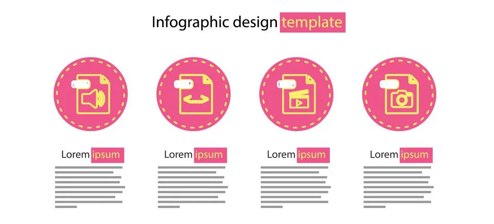 Set line MOV file document, RAW, XML and WMA icon. Vector Illustrazione stock