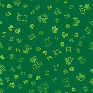 Set line Papyrus scroll, Snake and Egyptian house on seamless pattern. Vector イラスト素材