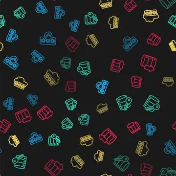 Set line Password protection, Server security with key, and Server, Data, Web Stock Illustration