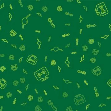 Set line Pirate eye patch, Location pirate and sword on seamless pattern. Vector イラスト素材