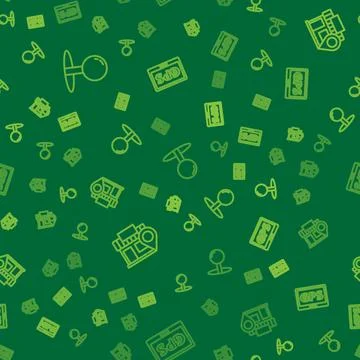 Set line Push pin, Location with store and Gps device map on seamless pattern 스톡 일러스트