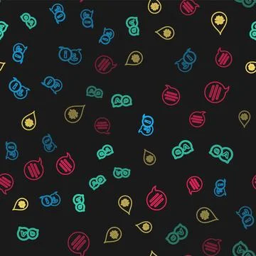 Set line Question and Exclamation, Answer, Dirty water drop and Speech bubble イラスト素材