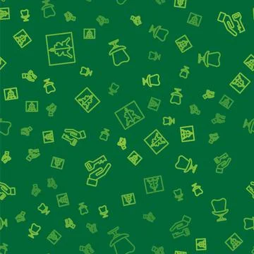 Set line Rorschach test, Solution to the problem and Armchair on seamless Illustrazione stock