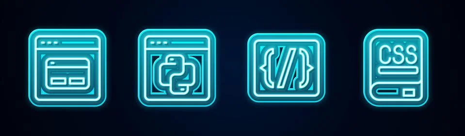 Set line Search engine, Python programming language, Programming syntax and B Illustration