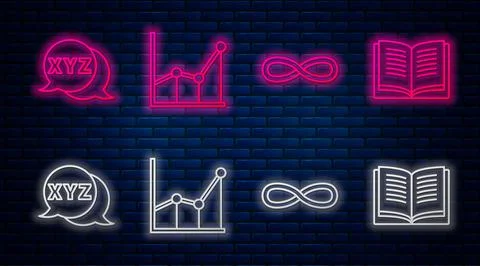 Set line Sigma symbol, Function mathematical symbol, Calculator and Equation Stock Illustration