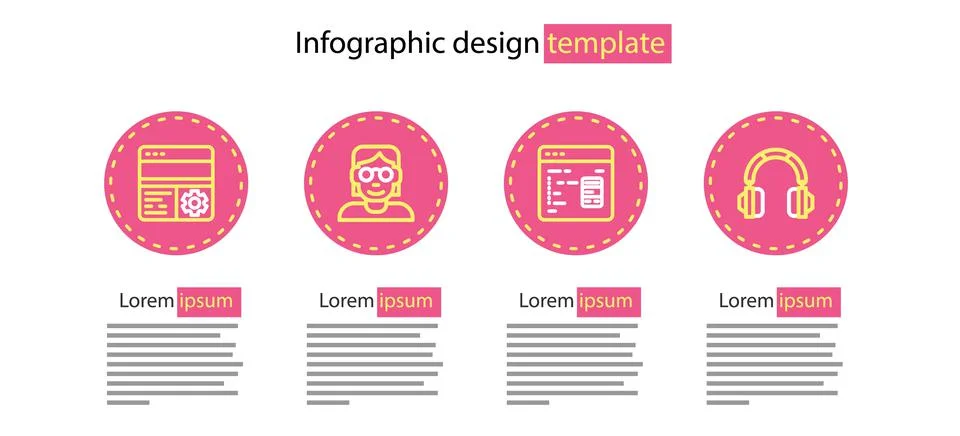 Set line Software, Headphones, Hacker or coder and Debugging icon. Vector Illustrazione stock