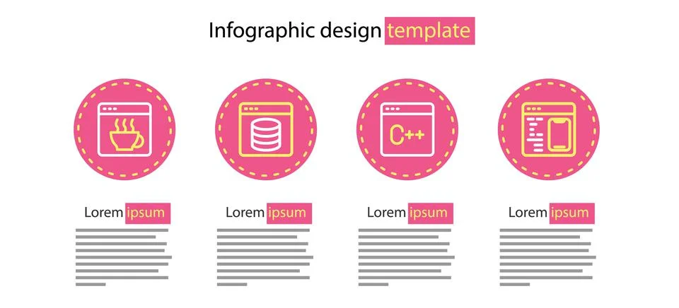 Set line Software, Server, Data, Web Hosting and icon. Vector Illustrazione stock