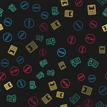 Set line Speech bubble and Exclamation, bubbles with Answer, Graphic tablet.. Illustrazione stock