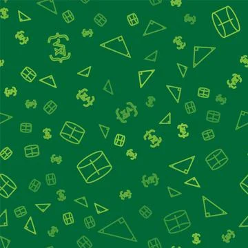 Set line Square root of x glyph, Geometric figure Cylinder and Triangle math on 스톡 일러스트