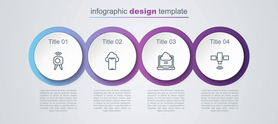 Set line Web camera, Cloud technology data, Network cloud connection and Stock Illustration