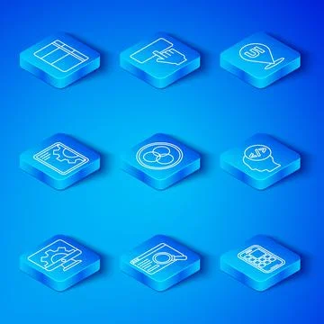 Set line Web development, RGB and CMYK color mixing, UI UX design, Front end Illustrazione stock