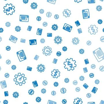 Set line Website statistic, Front end development and UI or UX design on Stock Illustration
